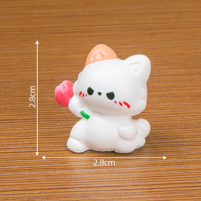 微景观创意快乐小猫咪娃娃屋 DIY装饰品挂配件盲袋微缩桌面小摆件