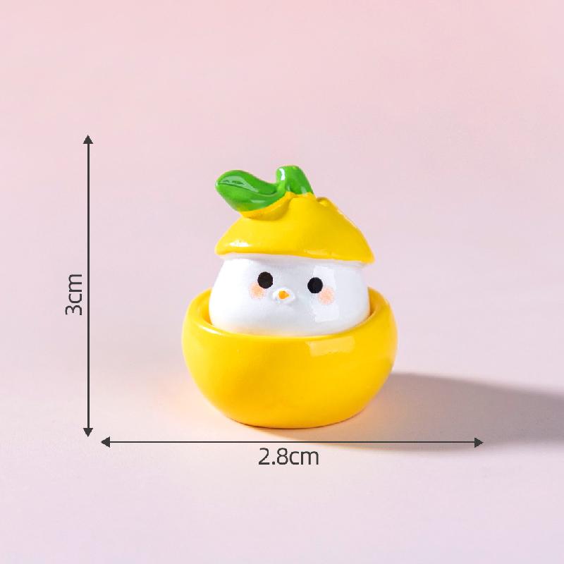 微景观创意可爱水果啾山竹香蕉萌粒食玩 DIY装饰品配件迷你小摆件