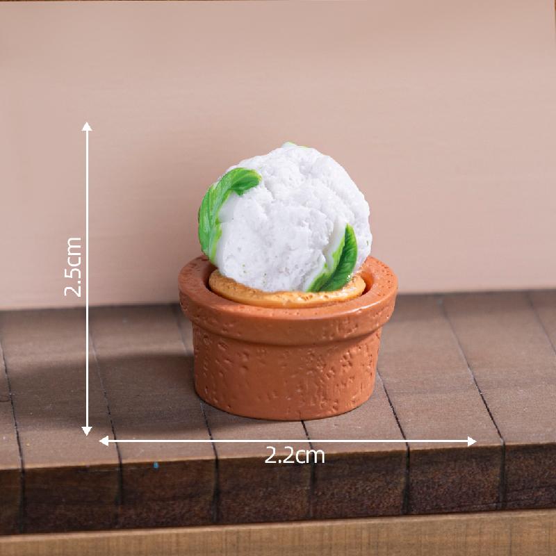 微景观创意可爱蔬菜小盆摘娃屋造景 DIY装饰品配件迷你桌面小摆件