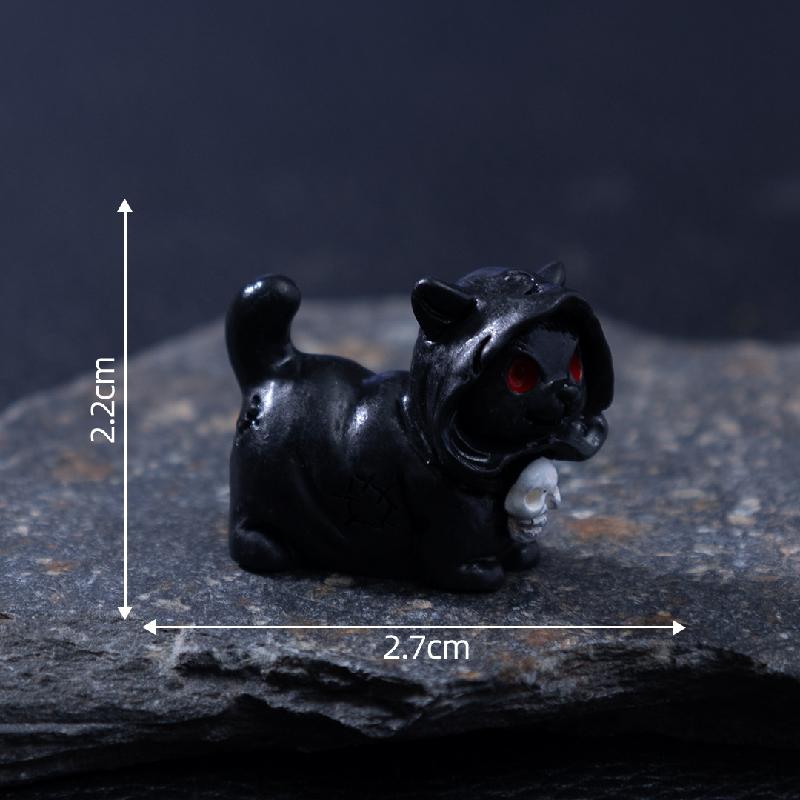 跨境新品微景观创意木乃伊骷髅萌粒万圣节 DIY装饰配件迷你小摆件