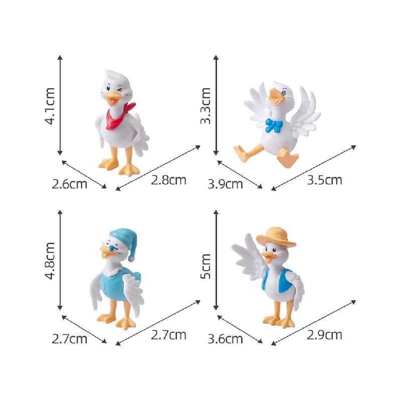 Tiểu cảnh vịt đáng yêu, phụ kiện trang trí cây cảnh mini DIY (ZC-505)