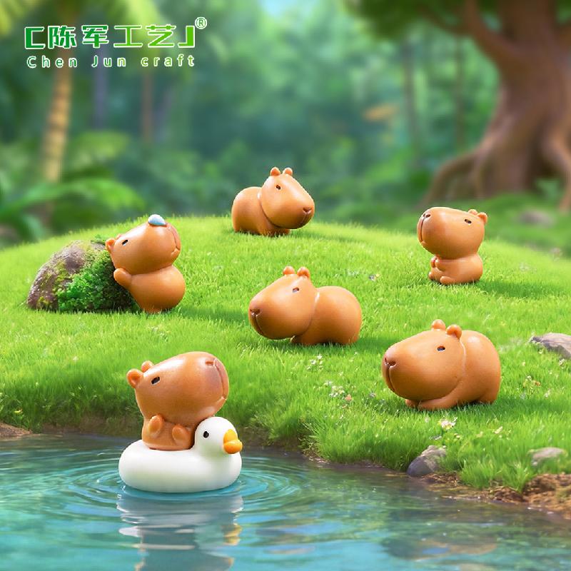 Capybara Phao Bơi Mini Trang Trí (PK-239)