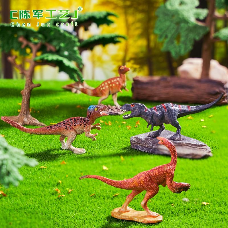 跨境新品微景观创意侏罗纪霸王龙恐龙 DIY装饰配件迷你车载小摆件