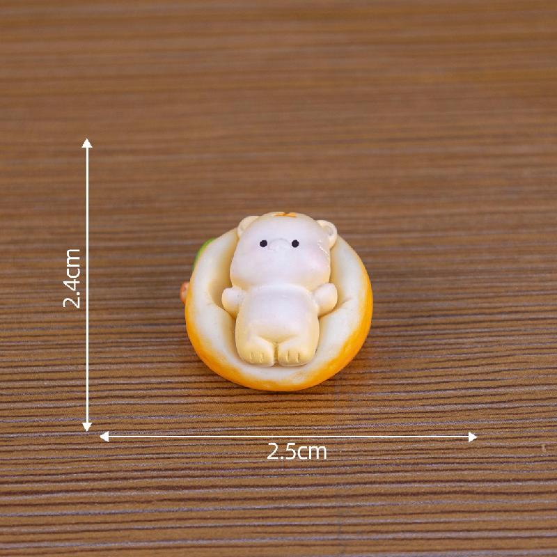 微景观创意躺平十二生肖沙发萌粒公仔 DIY装饰品挂配件迷你小摆件