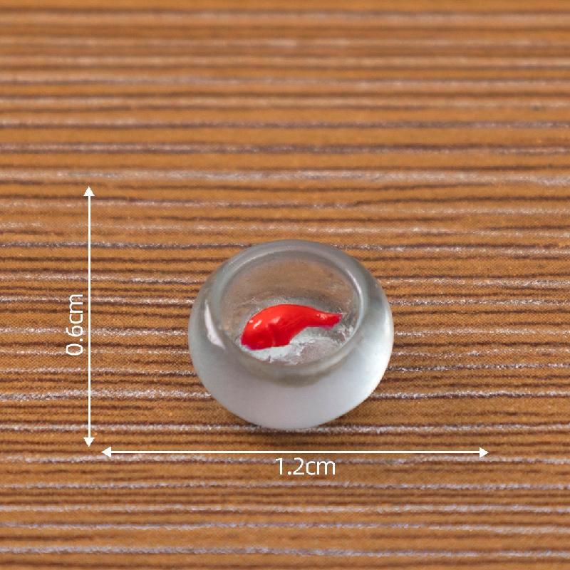 微景观创意可爱调皮捞鱼小花猫娃娃屋 DIY装饰配件迷你微缩小摆件