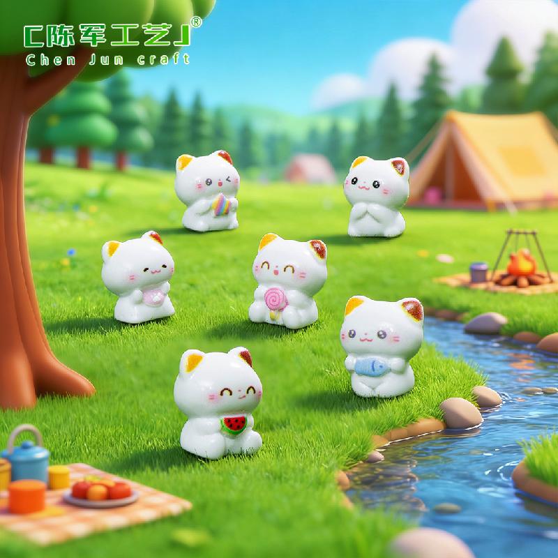 Mèo Tam Thể Mini Trang Trí (PK-209)