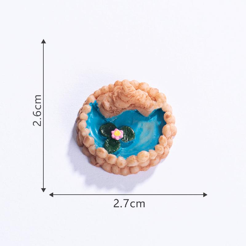 苔藓微景观创意仿真水池塔楼园艺造景 DIY装饰配件微缩迷你小摆件