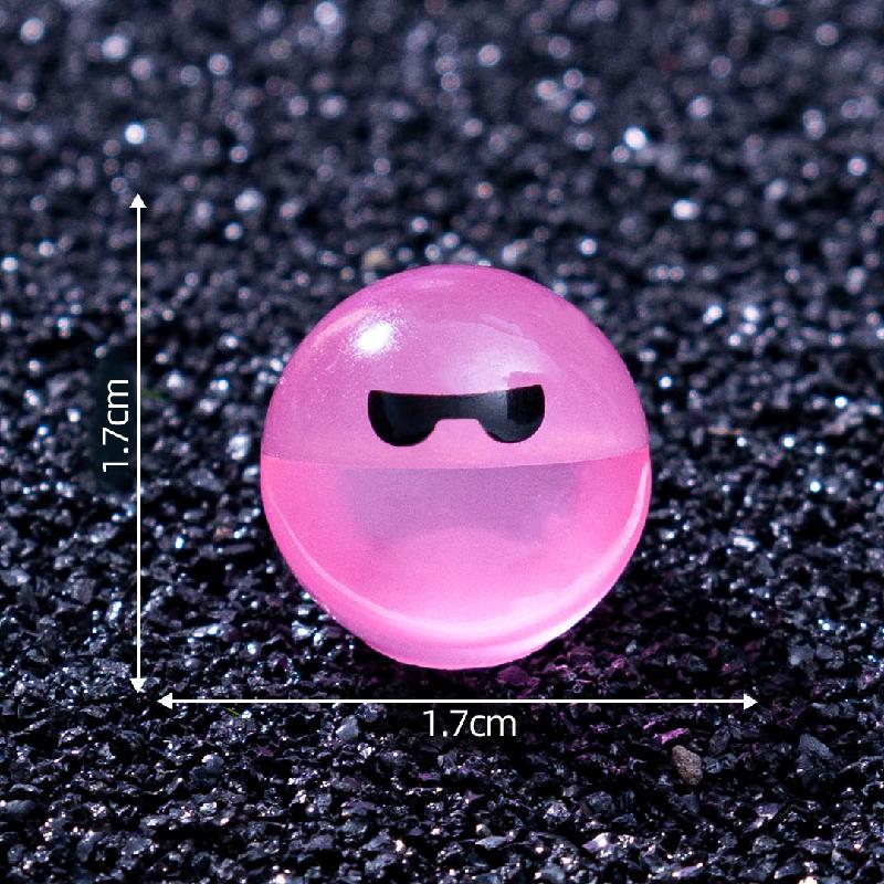 跨境外贸微景观创意夜光豆豆人萌粒 DIY装饰品配件迷你桌面小摆件