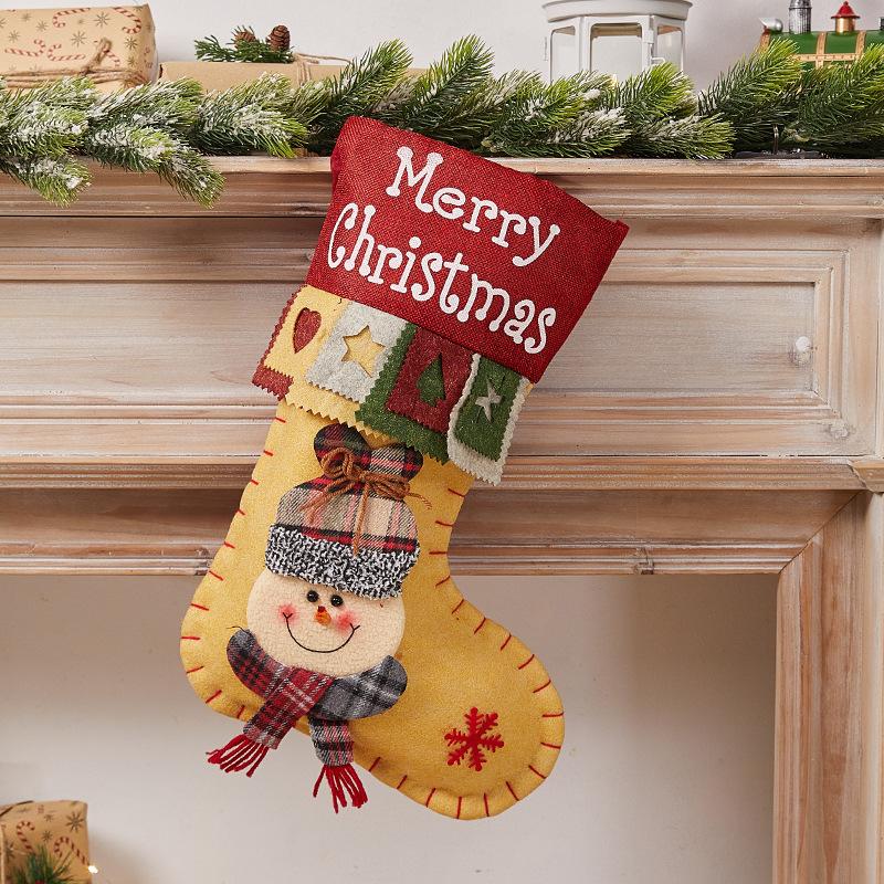 Túi quà Giáng Sinh: tất Giáng Sinh trang trí, túi quà, quà tặng, treo cây thông Noel, bao đựng kẹo.