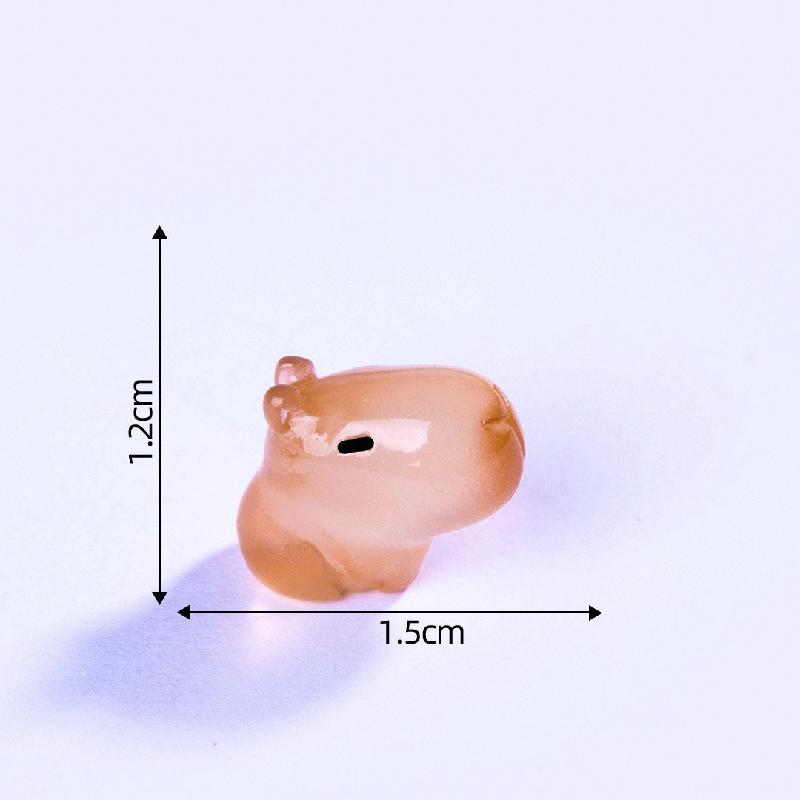 Tiểu cảnh hải ly phát sáng, phụ kiện trang trí cây cảnh mini (ZC-239)