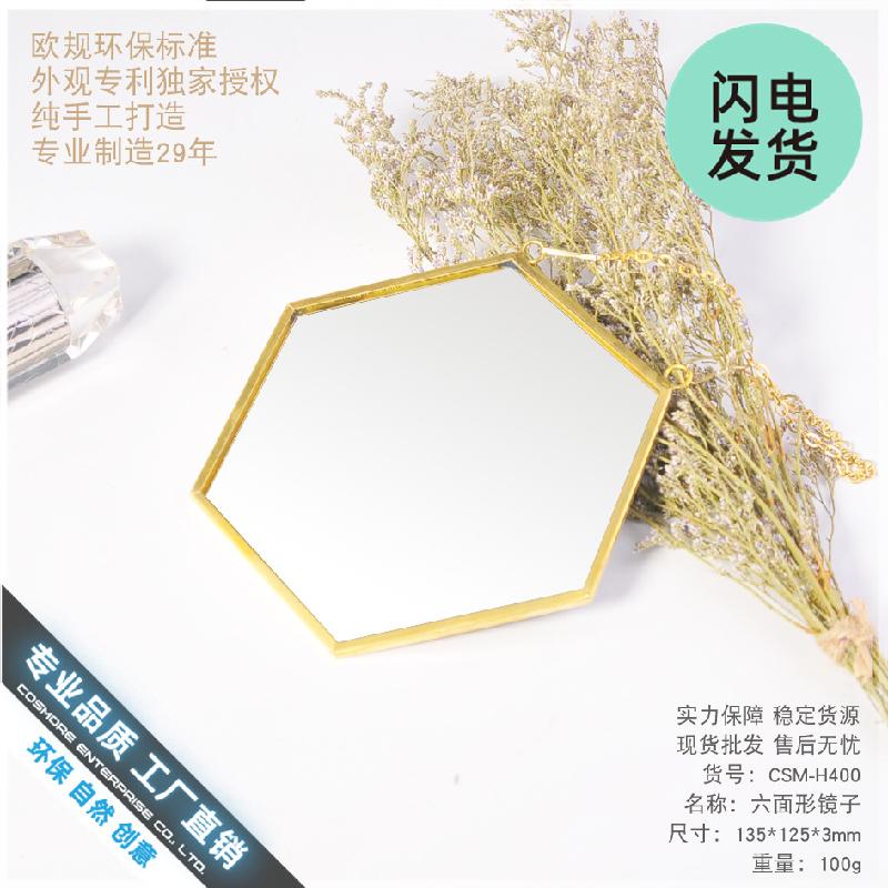 Gương lục giác vàng phong cách Bắc Âu (DG-126)
