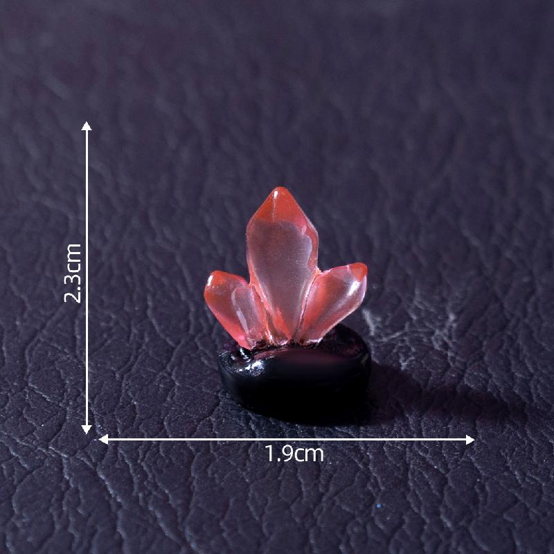 跨境外贸微景观创意夜光水晶喷火龙公仔 DIY装饰品配件迷你小摆件