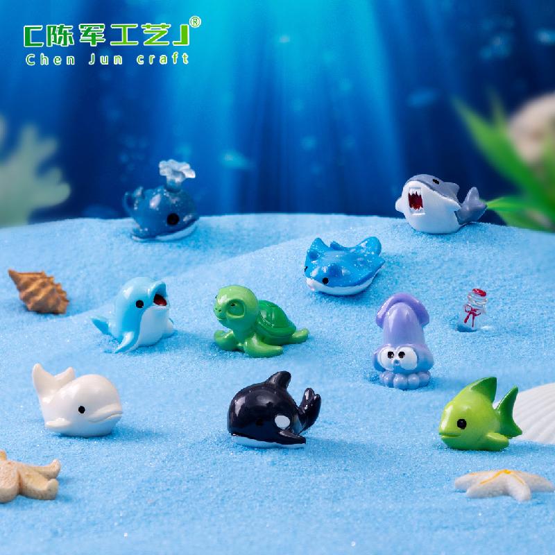 Tiểu cảnh cá heo, sư tử biển, búp bê DIY, sân vườn tiểu cảnh mini đáng yêu (ZC-598)
