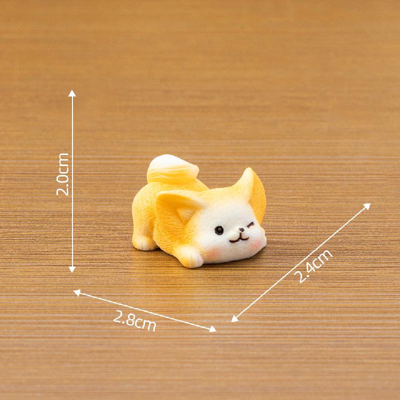 Tiểu cảnh cáo tai dài, 12 kiểu, trang trí cây cảnh mini (ZC-206)
