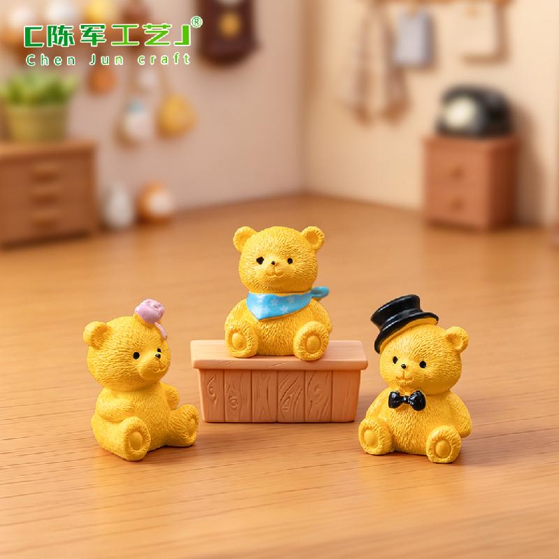 Gấu Teddy Đội Mũ Mini Trang Trí (PK-252)