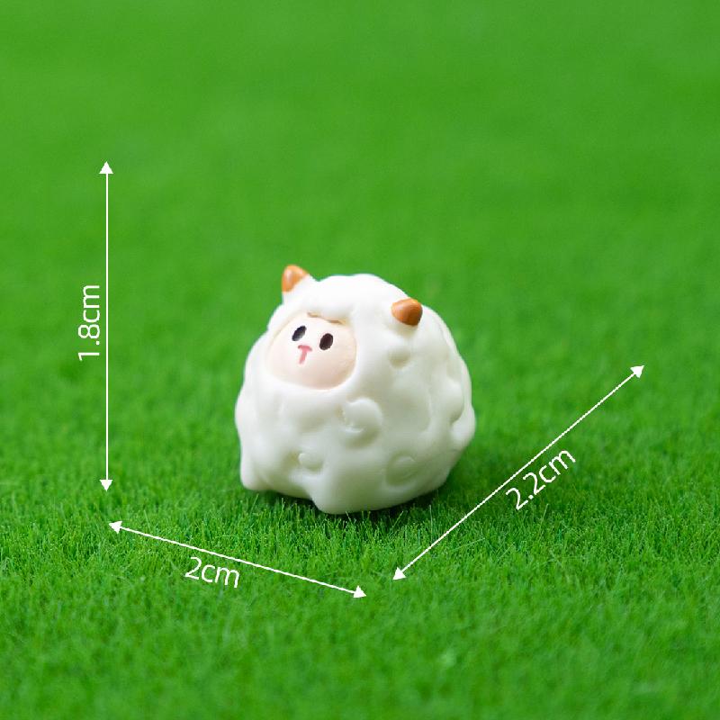 Tiểu cảnh ếch mũm mĩm, phụ kiện trang trí xe hơi mini (ZC-448)