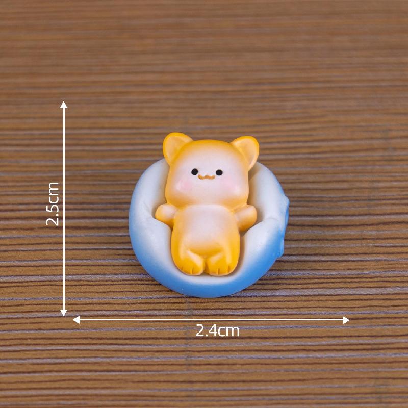 微景观创意躺平十二生肖沙发萌粒公仔 DIY装饰品挂配件迷你小摆件