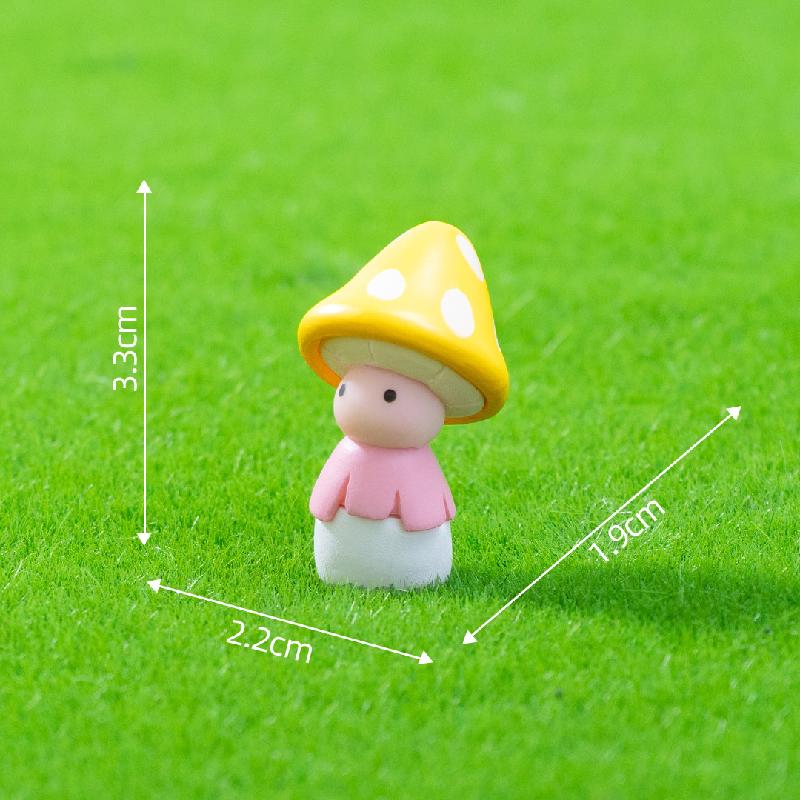 Tiểu cảnh cô gái nấm trang trí bàn và chậu cây DIY (ZC-763)