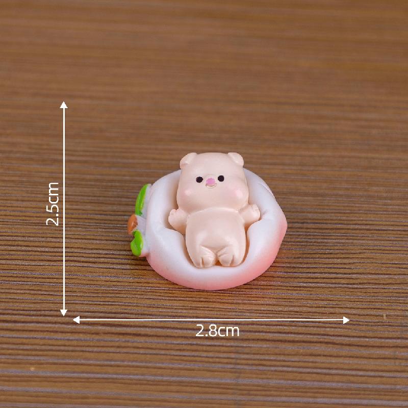 微景观创意躺平十二生肖沙发萌粒公仔 DIY装饰品挂配件迷你小摆件