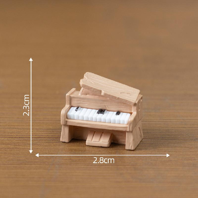 Tiểu cảnh nhạc cụ: piano, guitar, đàn tỳ bà, trang trí mini (ZC-171)