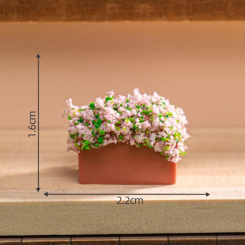 Tiểu cảnh cây cảnh mini giả, lọ sinh thái DIY, phụ kiện treo bàn tiểu cảnh mini (ZC-497)