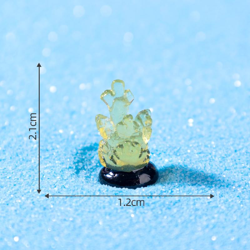 跨境新品微景观夜光小珊瑚 鱼缸海洋造景DIY装饰品配件迷你小摆件