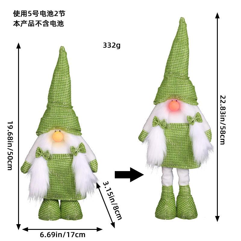 Trang trí Noel: Búp bê người tuyết, nai co giãn, khách sạn