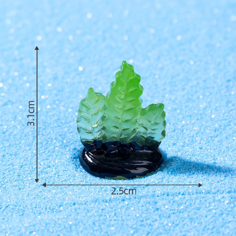 跨境新品微景观夜光小珊瑚 鱼缸海洋造景DIY装饰品配件迷你小摆件