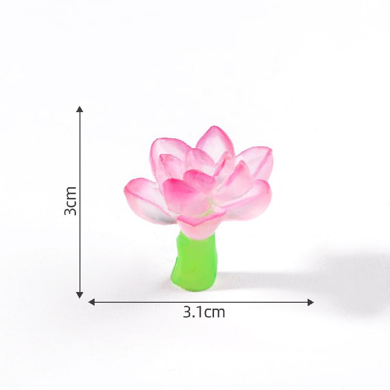 苔藓微景观创意夜光多肉盆栽花瓶植物造景 DIY装饰配件迷你小摆件