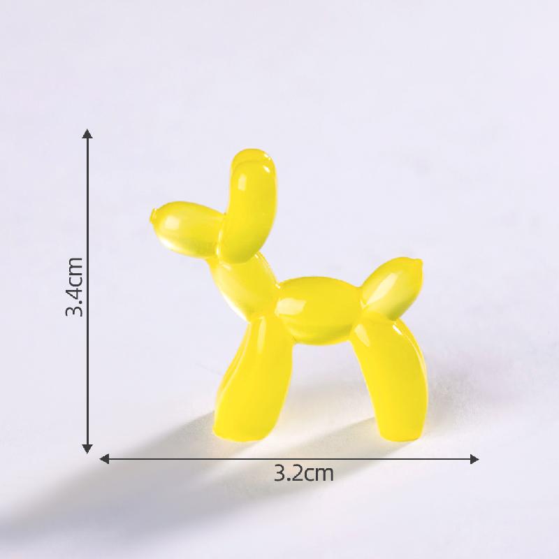 微景观创意夜光气球小狗 园艺造景DIY装饰品挂配件迷你桌面小摆件