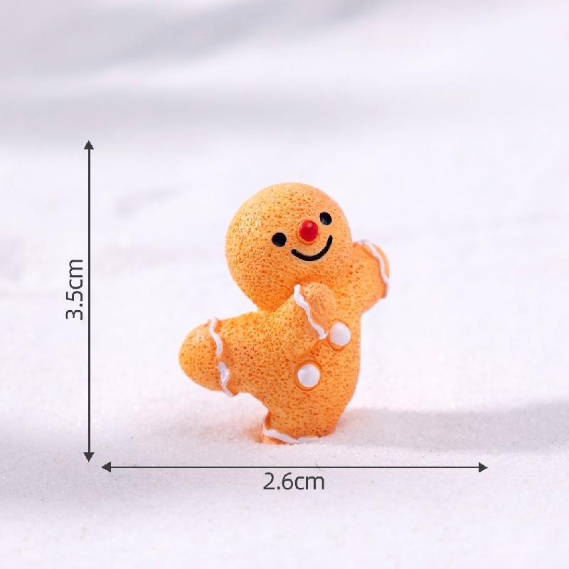 跨境外贸微景观创意圣诞老人小鹿DIY装饰品挂配件迷你桌面小摆件