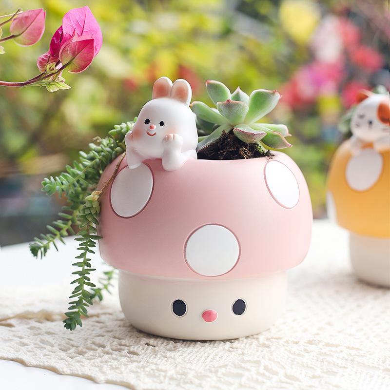 Tượng nhím hoạt hình resin, đồ trang trí sân vườn, ban công, cửa sổ và tiểu cảnh (RG-165)