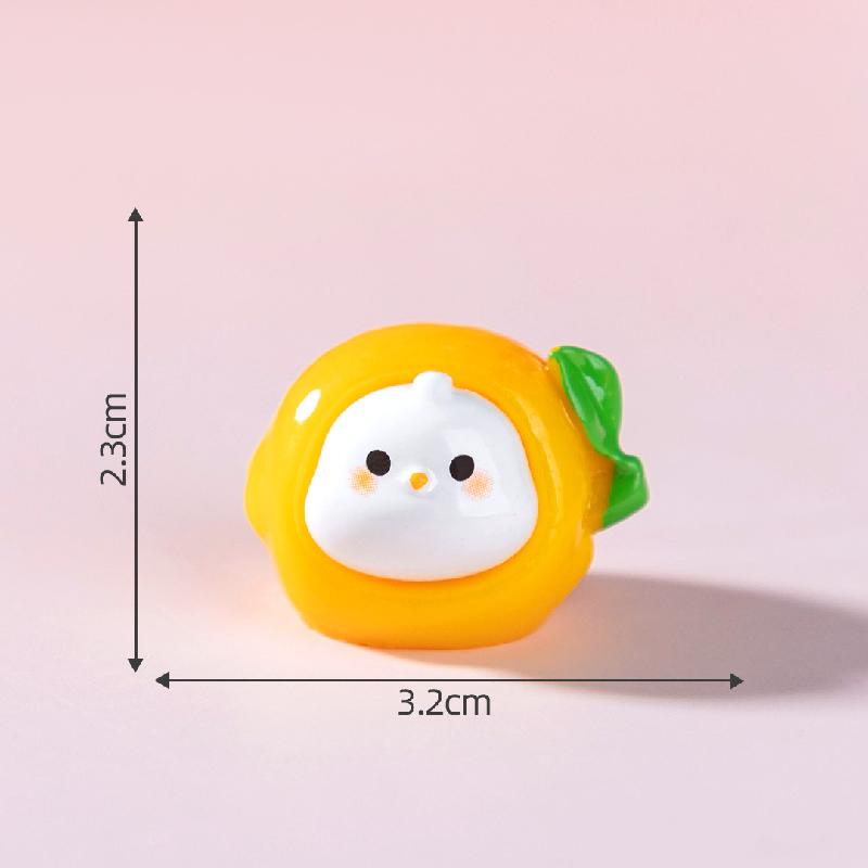 微景观创意可爱水果啾山竹香蕉萌粒食玩 DIY装饰品配件迷你小摆件