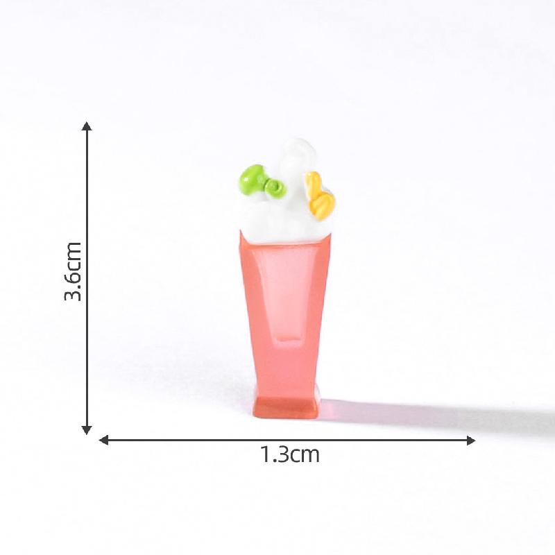 微景观创意夜光夏日冰杯食玩 DIY装饰品盲袋挂配件迷你桌面小摆件