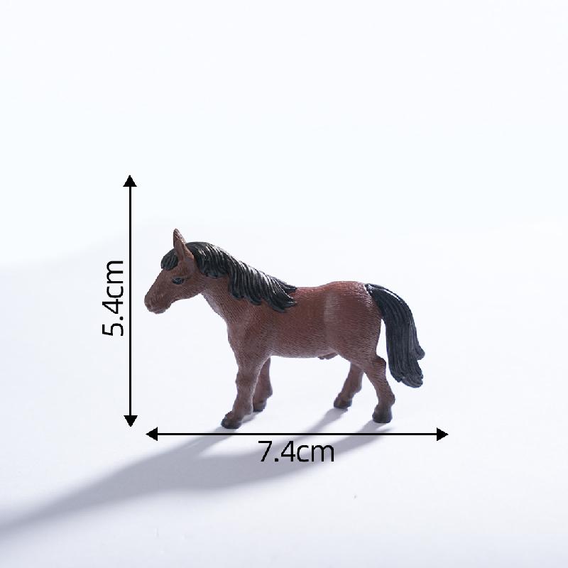 微景观创意农场奔跑小马农夫 园艺造景diy装饰品挂配件迷你小摆件