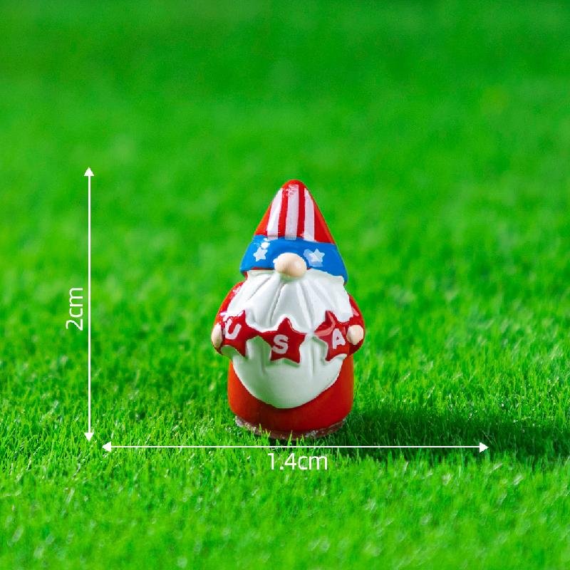 跨境外贸微景观创意自由小矮人公仔 DIY装饰品配件迷你树脂小摆件