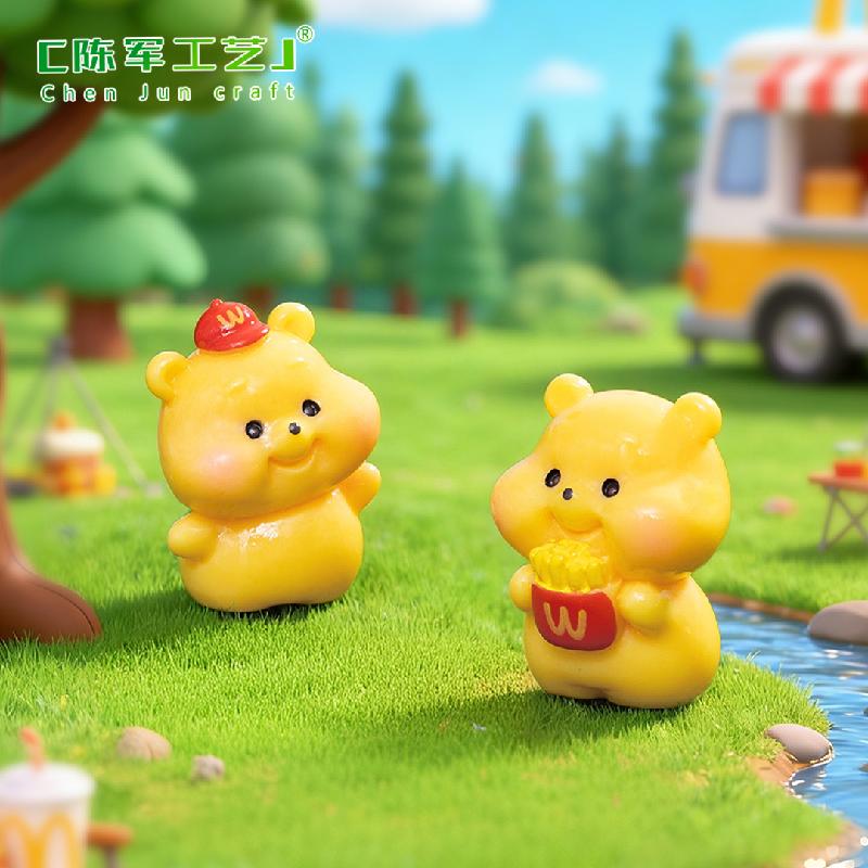 Gấu bơ mini phụ kiện nhà búp bê (PK-702)