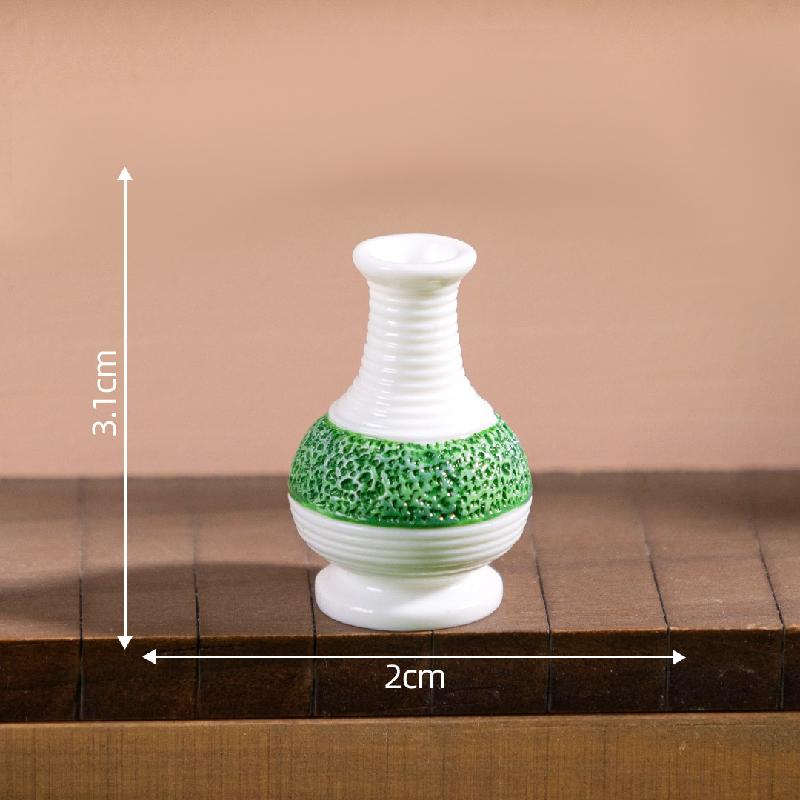 微景观创意简单多彩花瓶盆栽娃娃屋 DIY装饰品配件迷你桌面小摆件