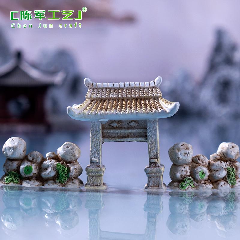 微景观创意木栅栏小桥园艺造景 DIY装饰品配件迷你微缩场景小摆件