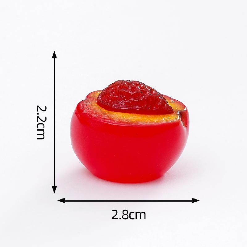 微景观创意夜光半切水果西瓜火龙果萌粒 DIY装饰品配件迷你小摆件