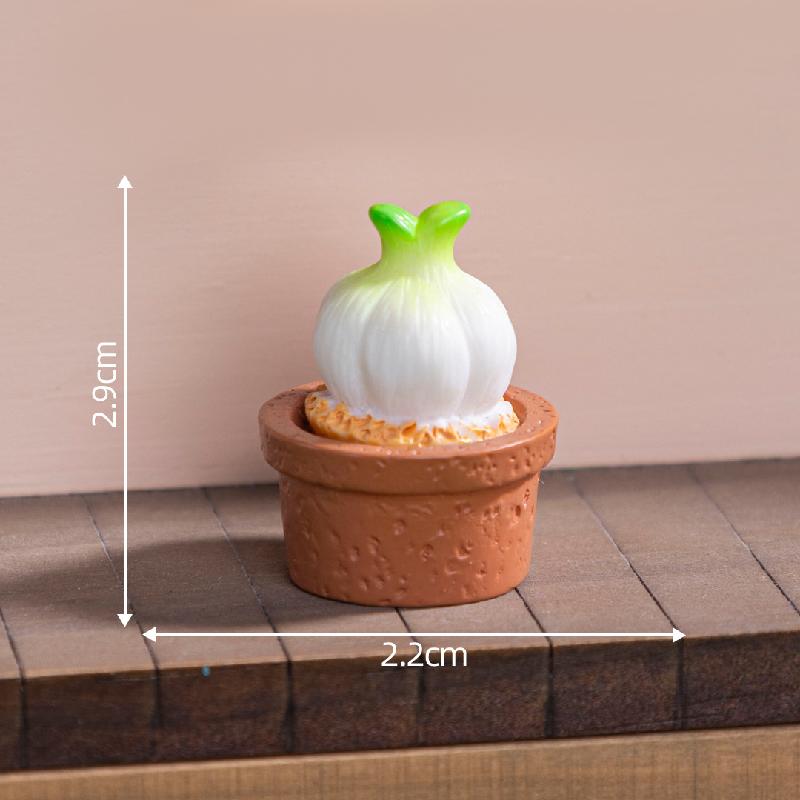 微景观创意可爱蔬菜小盆摘娃屋造景 DIY装饰品配件迷你桌面小摆件