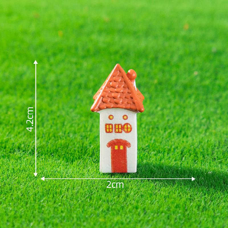 微景观创意欧式复古乡村小房子园艺造景 DIY装饰品配件迷你小摆件