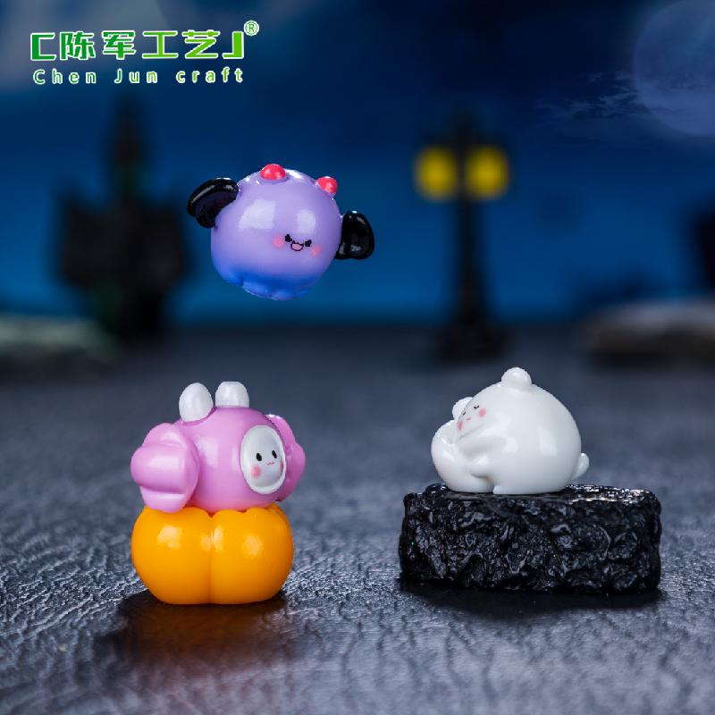 Ma quái Halloween nhỏ - phụ kiện trang trí DIY, mô hình ma dễ thương cho xe ô tô và đồ trang trí mini xuất khẩu (ZC-1400)