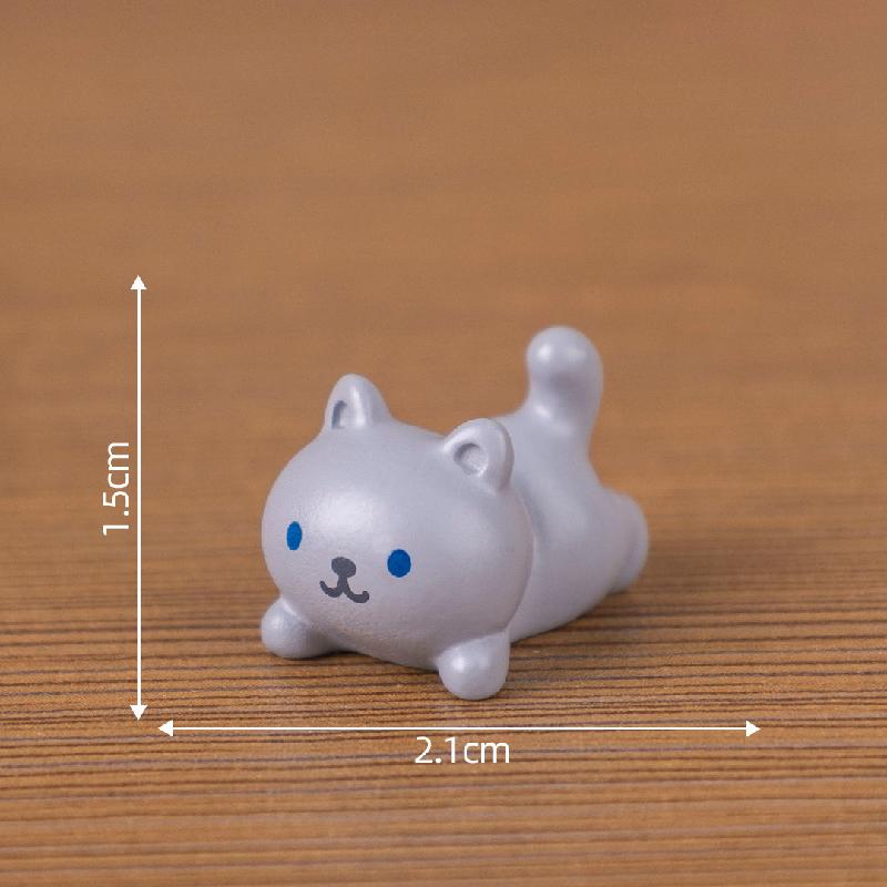 微景观创意可爱猫爬架小猫公仔娃娃屋 DIY装饰配件迷你桌面小摆件