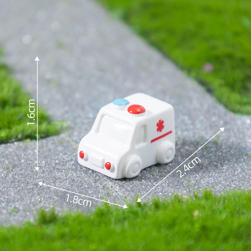 Mô hình xe mô tô xe cứu thương cảnh sát mini (PK-690)