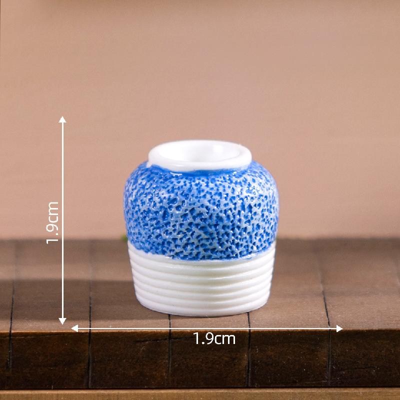 微景观创意简单多彩花瓶盆栽娃娃屋 DIY装饰品配件迷你桌面小摆件