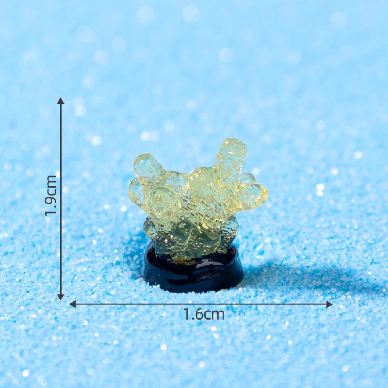 跨境新品微景观夜光小珊瑚 鱼缸海洋造景DIY装饰品配件迷你小摆件