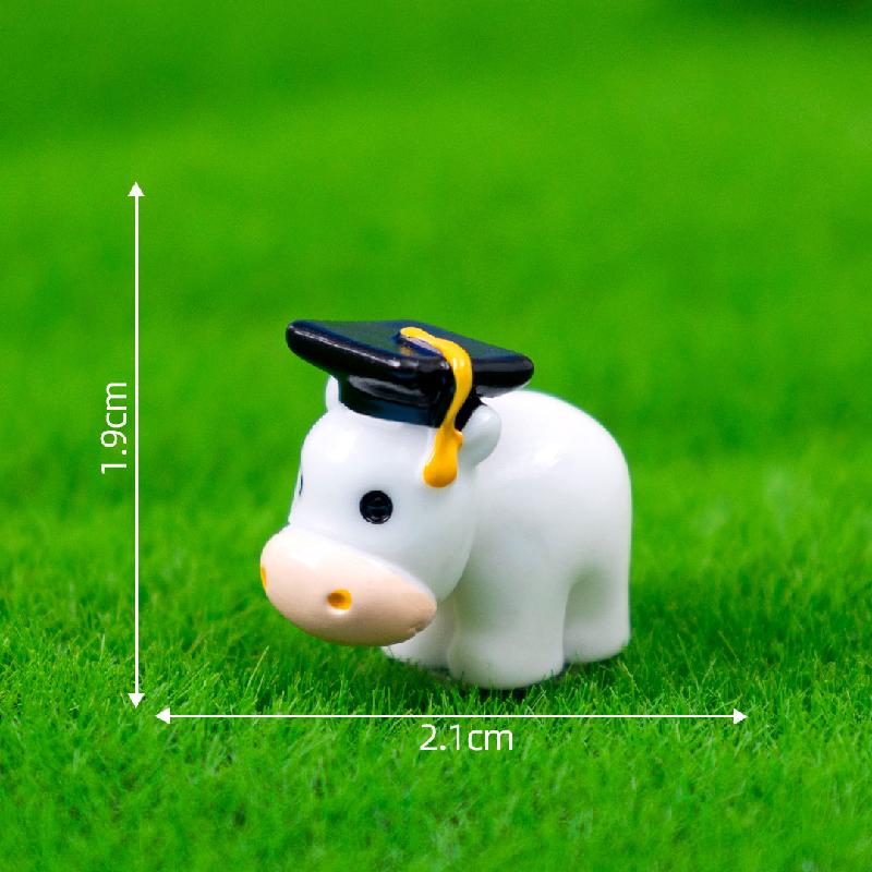 微景观博士青蛙猫头鹰博士帽园艺造景 DIY装饰品挂配件迷你小摆件