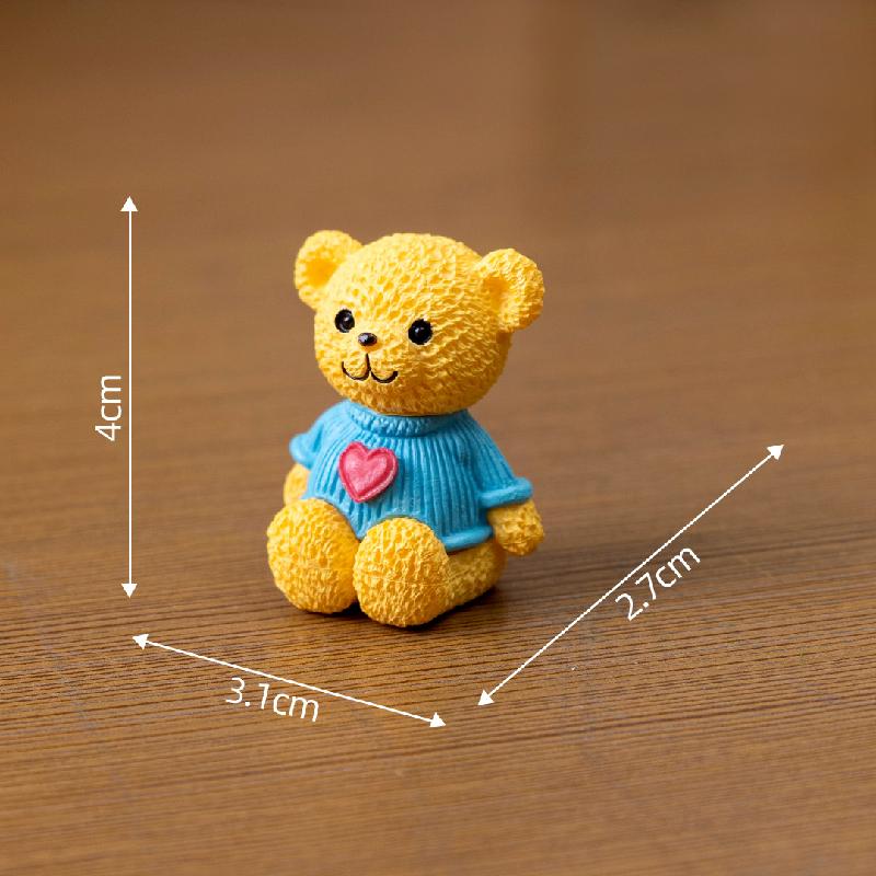 Gia đình gấu dễ thương tiểu cảnh trang trí chậu cây (ZC-835)
