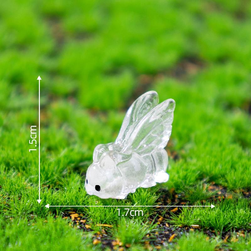 Tiểu cảnh côn trùng phát sáng: kiến, sâu, DIY, phụ kiện bàn tiểu cảnh mini (ZC-538)